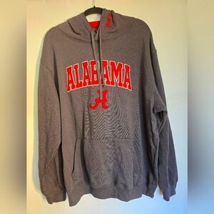 COLOSSEUM ALABAMA CRIMSON TIDE GRAY/RED WHITE KANGARO POCKET MENS SIZE XXL